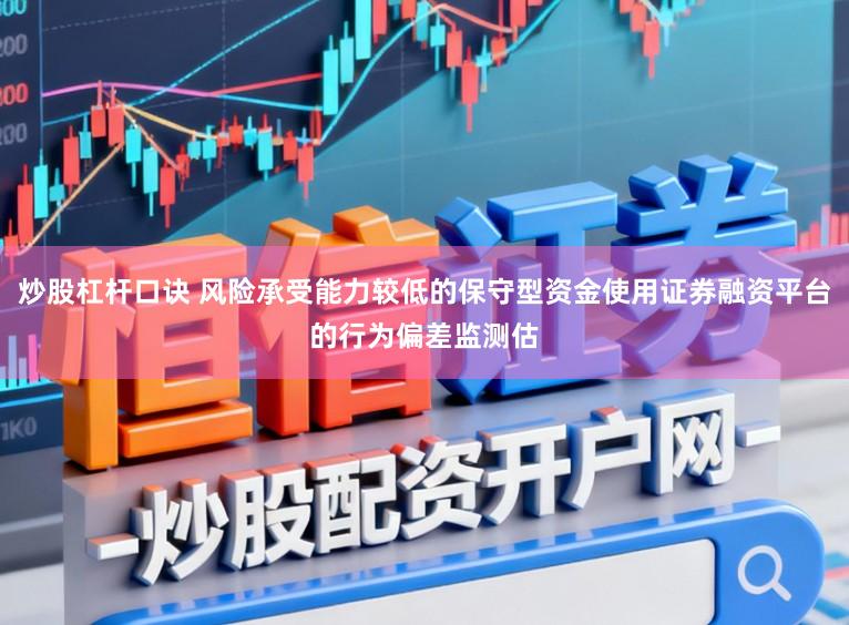 炒股杠杆口诀 风险承受能力较低的保守型资金使用证券融资平台的行为偏差监测估
