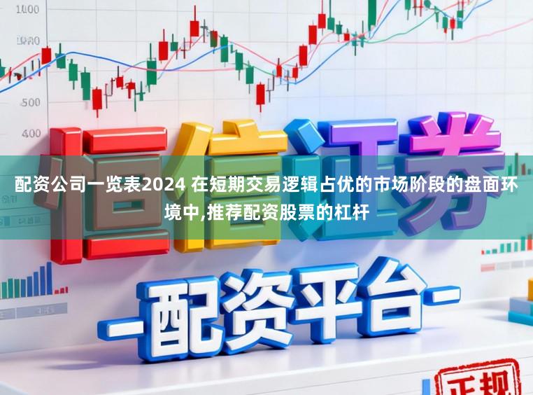 配资公司一览表2024 在短期交易逻辑占优的市场阶段的盘面环境中,推荐配资股票的杠杆